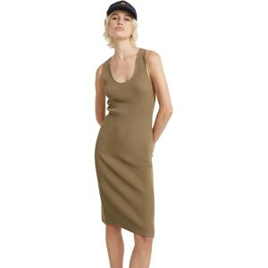 G-Star D24659-D605-G290 Grøn ribbet bodycon-kjole - Kjole G-Star D24659-D605-G290 Grøn ribbet bodycon-kjole - Kjole