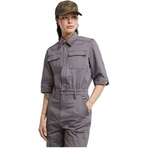 G-Star D24588-D766-1468 Swobodny Szary Bawełniany Kombinezon - Jumpsuit G-Star D24588-D766-1468 Swobodny Szary Bawełniany Kombinezon - Jumpsuit