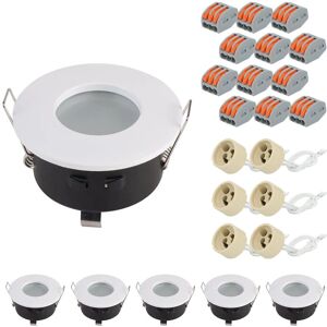 HOFTRONIC 6-delige Set Inbouw LED-Spots - IP44 waterdicht - Wit HOFTRONIC 6-delige Set Inbouw LED-Spots - IP44 waterdicht - Wit