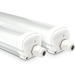 HOFTRONIC LED Wasserfeste Leuchte 120cm - IP65 - 36W - 4320Lumen - Kaltweiß - Verknüpfbar HOFTRONIC LED Wasserfeste Leuchte 120cm - IP65 - 36W - 4320Lumen - Kaltweiß - Verknüpfbar