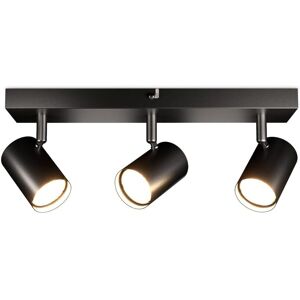 HOFTRONIC Lark - LED Plafondlamp - 3 spots - GU10 - Kantelbaar & Draaibaar - Zwart HOFTRONIC Lark - LED Plafondlamp - 3 spots - GU10 - Kantelbaar & Draaibaar - Zwart