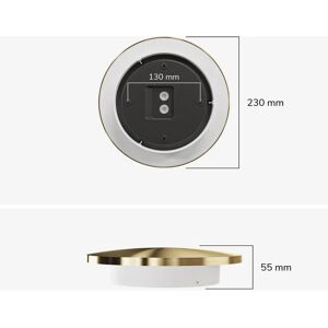 HOFTRONIC Casper L LED-Wandlamp - Goud - 2700K - 19W - Binnen & Buiten HOFTRONIC Casper L LED-Wandlamp - Goud - 2700K - 19W - Binnen & Buiten