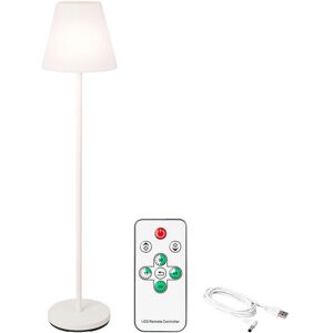 Lumineo 894460 Lampe de pied blanche rechargeable - Lampe de sol - Publicité Lumineo 894460 Lampe de pied blanche rechargeable - Lampe de sol - Publicité