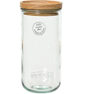 Kaeming - 820ml - Ξύλινο καπάκι - Αεροστεγές - Γυάλινο δοχείο Kaeming - 820ml - Ξύλινο καπάκι - Αεροστεγές - Γυάλινο δοχείο