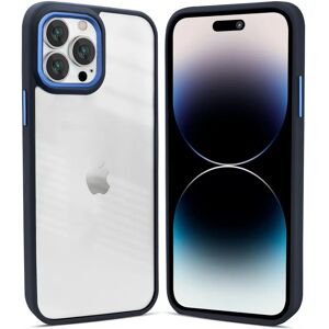 Coverzs - iPhone 14 Pro Max - Blauw - Mat - Hoesje Coverzs - iPhone 14 Pro Max - Blauw - Mat - Hoesje