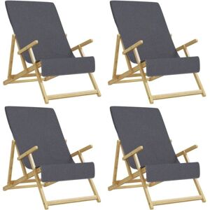 vidaXL Beach Towels 4 pcs Anthracite - Beach Towels vidaXL Beach Towels 4 pcs Anthracite - Beach Towels