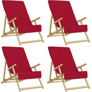 vidaXL Red 4 pcs Beach Towels - Beach Towel vidaXL Red 4 pcs Beach Towels - Beach Towel