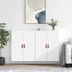 vidaXL Wall Mounted Cabinets - 2 pcs White 69.5x34x90 cm vidaXL Wall Mounted Cabinets - 2 pcs White 69.5x34x90 cm