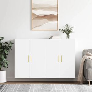 MAISONCHIC Wall Cabinets - 2 White Variants 69.5x34x90 cm MAISONCHIC Wall Cabinets - 2 White Variants 69.5x34x90 cm