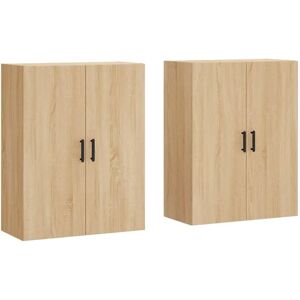 MAISONCHIC Wall Cabinet, 2 pcs, Sonoma Oak, 69.5x34x90 cm - Wall Cabinet MAISONCHIC Wall Cabinet, 2 pcs, Sonoma Oak, 69.5x34x90 cm - Wall Cabinet