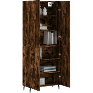 vidaXL Smoked Oak 69.5x34x180 cm Sideboard - Sideboard vidaXL Smoked Oak 69.5x34x180 cm Sideboard - Sideboard