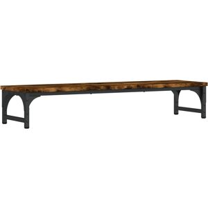 vidaXL Monitorstander Røget eg 85x23x15.5 cm - Monitorstativ vidaXL Monitorstander Røget eg 85x23x15.5 cm - Monitorstativ