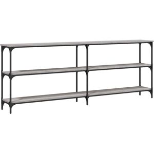 vidaXL Console Table Grey Sonoma 200x29x75 cm - Console Table vidaXL Console Table Grey Sonoma 200x29x75 cm - Console Table