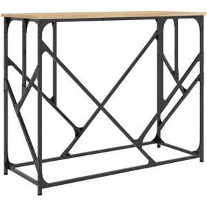 vidaXL Sonoma Oak Console Table - 100x40x80 cm - Engineered Wood vidaXL Sonoma Oak Console Table - 100x40x80 cm - Engineered Wood