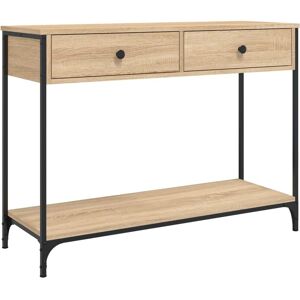 vidaXL Konsolbord Sonoma Eg 100x34,5x75 cm vidaXL Konsolbord Sonoma Eg 100x34,5x75 cm