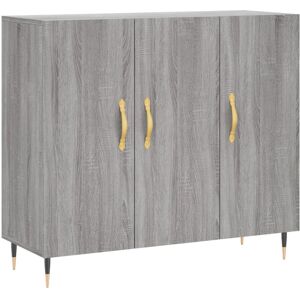vidaXL Grey Sonoma Sideboard - Storage Cabinet for Home vidaXL Grey Sonoma Sideboard - Storage Cabinet for Home