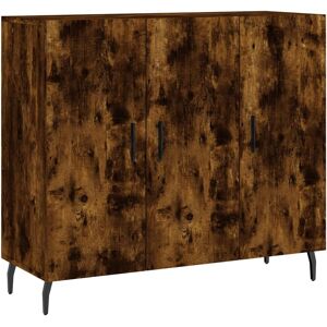 vidaXL Räucher Eiche 90x34x80 cm Sideboard - Wohnzimmer Sideboard vidaXL Räucher Eiche 90x34x80 cm Sideboard - Wohnzimmer Sideboard
