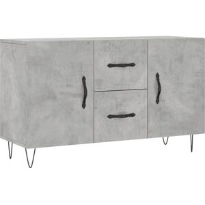 vidaXL Grey Concrete Sideboard - Storage Furniture vidaXL Grey Concrete Sideboard - Storage Furniture