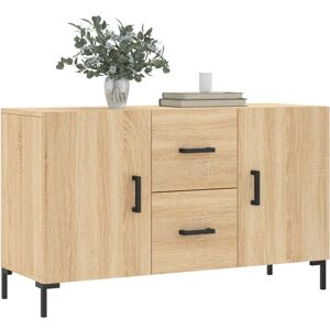 vidaXL Sonoma Oak Sideboard - Modern Storage vidaXL Sonoma Oak Sideboard - Modern Storage