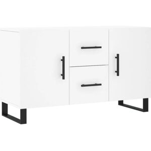 vidaXL 828196 Witte Engineered Hout Sideboard - Woonkamer Opbergmeubel vidaXL 828196 Witte Engineered Hout Sideboard - Woonkamer Opbergmeubel