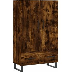 vidaXL Smoked Oak Sideboard - Storage Cabinet, Modern Design vidaXL Smoked Oak Sideboard - Storage Cabinet, Modern Design