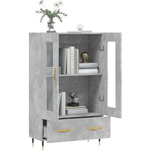 vidaXL Highboard Concrete Grey - Sideboard Storage Furniture vidaXL Highboard Concrete Grey - Sideboard Storage Furniture
