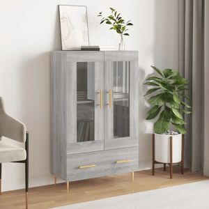 vidaXL Grey Sonoma Highboard - Sideboard, Modern Storage vidaXL Grey Sonoma Highboard - Sideboard, Modern Storage