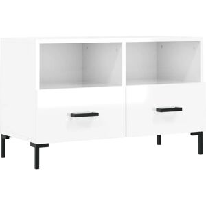 vidaXL White High Gloss TV Cabinet - TV Stand with Storage vidaXL White High Gloss TV Cabinet - TV Stand with Storage