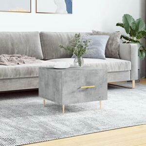 vidaXL Grey Engineered Wood Coffee Table - Coffee Table vidaXL Grey Engineered Wood Coffee Table - Coffee Table