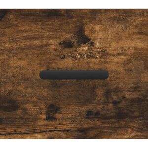 vidaXL Smoked Oak Coffee Table Set of 2 - Coffee Table vidaXL Smoked Oak Coffee Table Set of 2 - Coffee Table