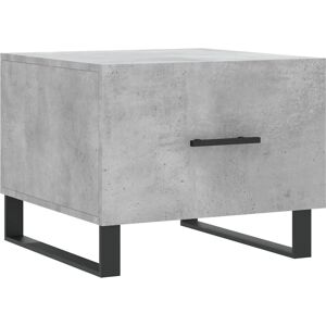 vidaXL Concrete Grey Coffee Table - 50x50x40 cm - Engineered Wood vidaXL Concrete Grey Coffee Table - 50x50x40 cm - Engineered Wood