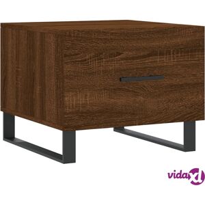 vidaXL Brown Oak 50x50x40cm Coffee Table - Coffee Table vidaXL Brown Oak 50x50x40cm Coffee Table - Coffee Table