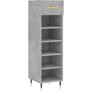 vidaXL Concrete Grey Shoe Cabinet - Shoe Storage Rack - Organiser - 30x35x105 cm vidaXL Concrete Grey Shoe Cabinet - Shoe Storage Rack - Organiser - 30x35x105 cm