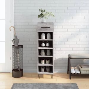vidaXL Sonoma Grey Shoe Cabinet - Shoe Storage - 30x35x105 cm vidaXL Sonoma Grey Shoe Cabinet - Shoe Storage - 30x35x105 cm