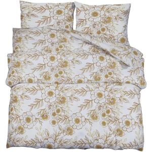 vidaXL Hvid og Brun Sengelinned - Bedding Set vidaXL Hvid og Brun Sengelinned - Bedding Set