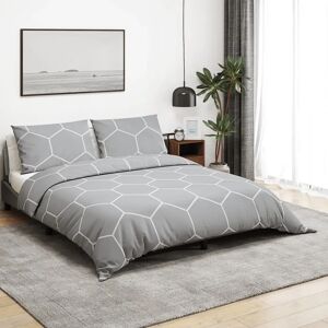 vidaXL Bed Linen Grey 225x220 cm Cotton vidaXL Bed Linen Grey 225x220 cm Cotton