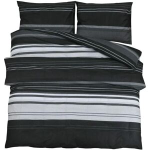 vidaXL Bedding Set Black and White - Cotton - 260x240 cm vidaXL Bedding Set Black and White - Cotton - 260x240 cm