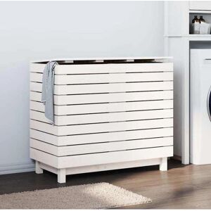 vidaXL Laundry Basket - Rustic Pine Wood 88.5x44x76cm - Laundry vidaXL Laundry Basket - Rustic Pine Wood 88.5x44x76cm - Laundry
