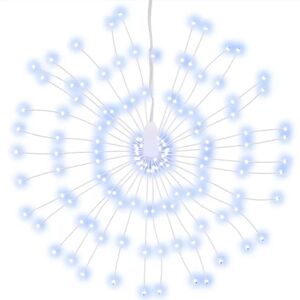 vidaXL Christmas Starburst Lights 140 LEDs 4 pcs Cold White - Christmas Lights vidaXL Christmas Starburst Lights 140 LEDs 4 pcs Cold White - Christmas Lights