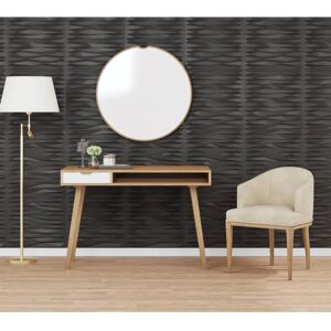 vidaXL Black Stone 24 pcs Wall Panels - Wall Panels vidaXL Black Stone 24 pcs Wall Panels - Wall Panels