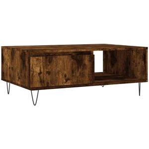 vidaXL Black Engineered Wood Coffee Table - Coffee Table vidaXL Black Engineered Wood Coffee Table - Coffee Table