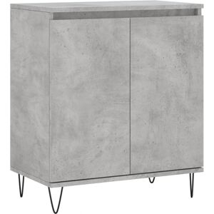 Buffet gris béton vidaXL - Rangement 60x35x70 cm - Publicité Buffet gris béton vidaXL - Rangement 60x35x70 cm - Publicité