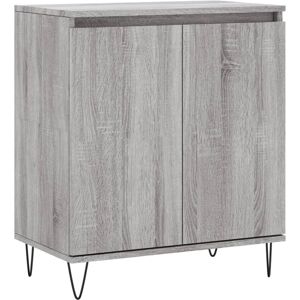 vidaXL 827162 Graues Sonoma Sideboard - Stauraumbank für Wohnzimmer vidaXL 827162 Graues Sonoma Sideboard - Stauraumbank für Wohnzimmer