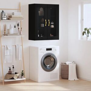 vidaXL Wall Mounted Cabinet Black 69.5x34x90 cm - Wall Mounted Cabinet vidaXL Wall Mounted Cabinet Black 69.5x34x90 cm - Wall Mounted Cabinet