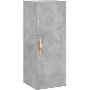vidaXL Concrete Grey Wall Mounted Cabinet - Storage & Side Cabinet vidaXL Concrete Grey Wall Mounted Cabinet - Storage & Side Cabinet