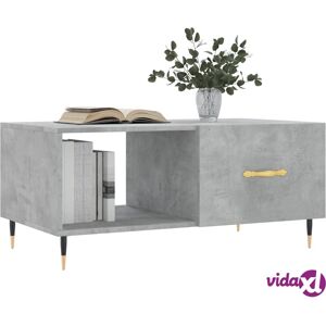vidaXL Concrete Grey Coffee Table 90x50x40 cm Engineered Wood vidaXL Concrete Grey Coffee Table 90x50x40 cm Engineered Wood