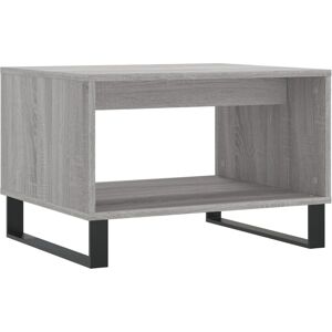 vidaXL Masă de cafea Grey Sonoma 60x50x40 cm Lemn inginerie vidaXL Masă de cafea Grey Sonoma 60x50x40 cm Lemn inginerie