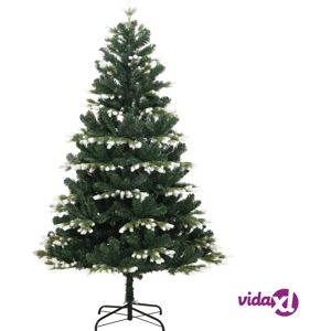 vidaXL 240cm Artificial Hinged Christmas Tree with Snow - Christmas Tree vidaXL 240cm Artificial Hinged Christmas Tree with Snow - Christmas Tree