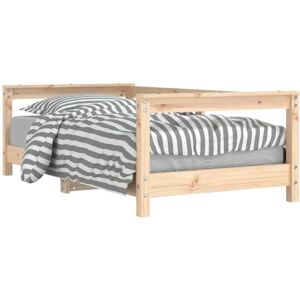 vidaXL Kids Bed Frame 70x140 cm Solid Wood Pine - Kids Bed vidaXL Kids Bed Frame 70x140 cm Solid Wood Pine - Kids Bed