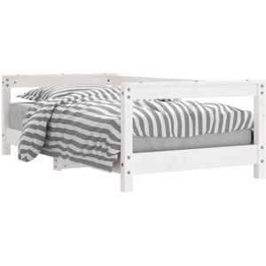 vidaXL Lit Enfant Blanc 70x140 cm Structure en Bois vidaXL Lit Enfant Blanc 70x140 cm Structure en Bois